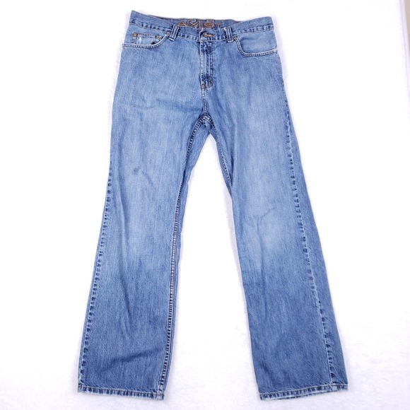 AXIST Men's Straight Leg Jeans 32x30 Blue 100% Cotton Classic Denim Mexico - Picture 1 of 11
